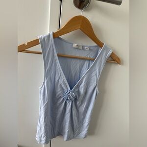 Wilfred Sky Blue V-Neck Tank Top